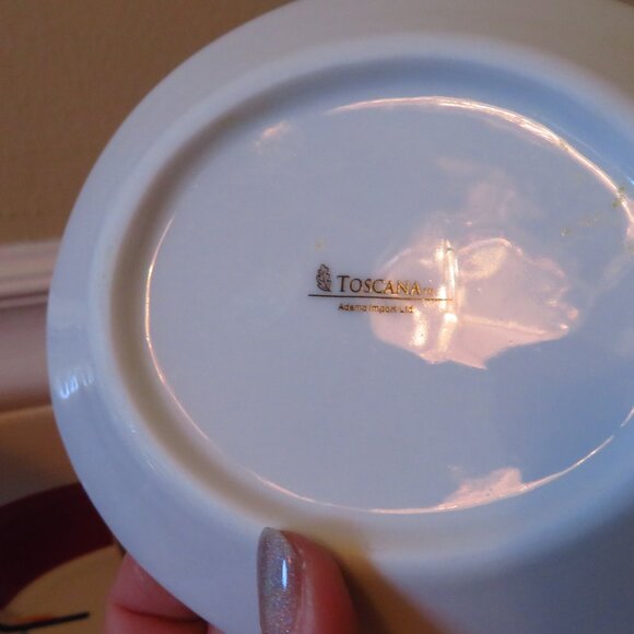 2000 MCM Toscana Adamo Import LTD tea/cappuccino cup and saucer set of 7 - Picture 6 of 7